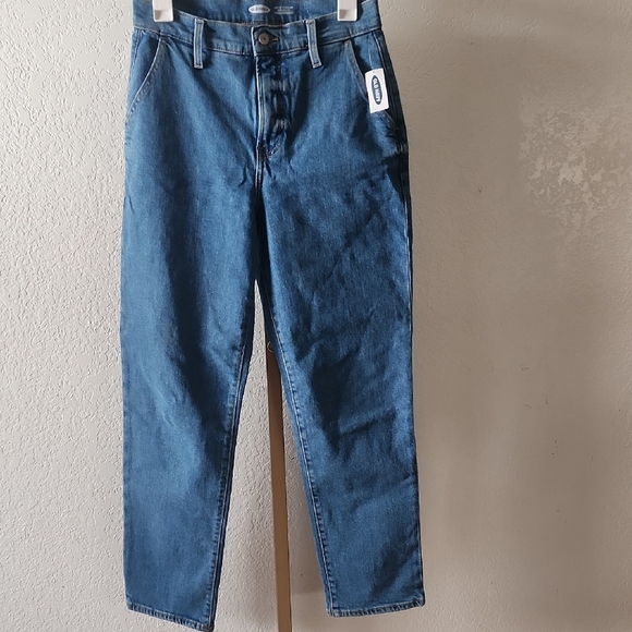 Old Navy Denim - Old Navy Sky-Hi Straight Denim Jeans